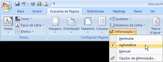 A justificação permite apresentar uma mancha de texto mais uniforme mas coloca espaços adicionais entre palavras, o que nem sempre é muito estético.