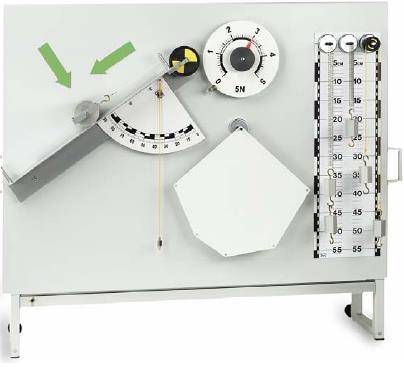 A particularidade consiste no fato que todas as montagens experimentais podem ser realizadas na vertical, graças aos elementos experimentais equipados de discos magnéticos.