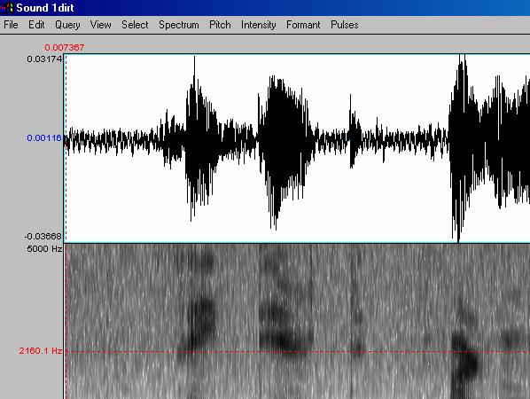 captadas por um microfone dinâmico AGK Platina, masterizadas e gravadas no formato WAV. A taxa de amostragem do sinal será de 44.