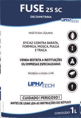 FUSE 25 SC DELTAMETRINA 2,5% SC SUSPENSÃO CONCENTRADA Suspensão Concentrada Profissional PULGAS Registro do Produto no M.S.: 3.2233.