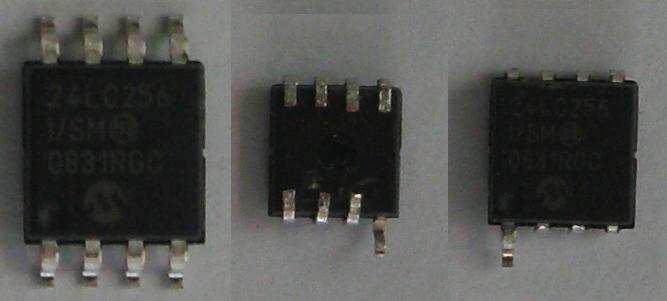 [3]. Utilize um alicate de bico. Realize esta operação de forma cuidadosa pois o circuito integrado é uma peça delicada. Observe a figura 2 para ver como foi feita esta operação.