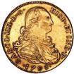 379* Ouro 8 Escudos 1793 Santa Fé Carlos IIII CT 108 MBC 350.