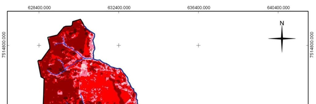 Figura 5: Mapa da vulnerabilidade ambiental da