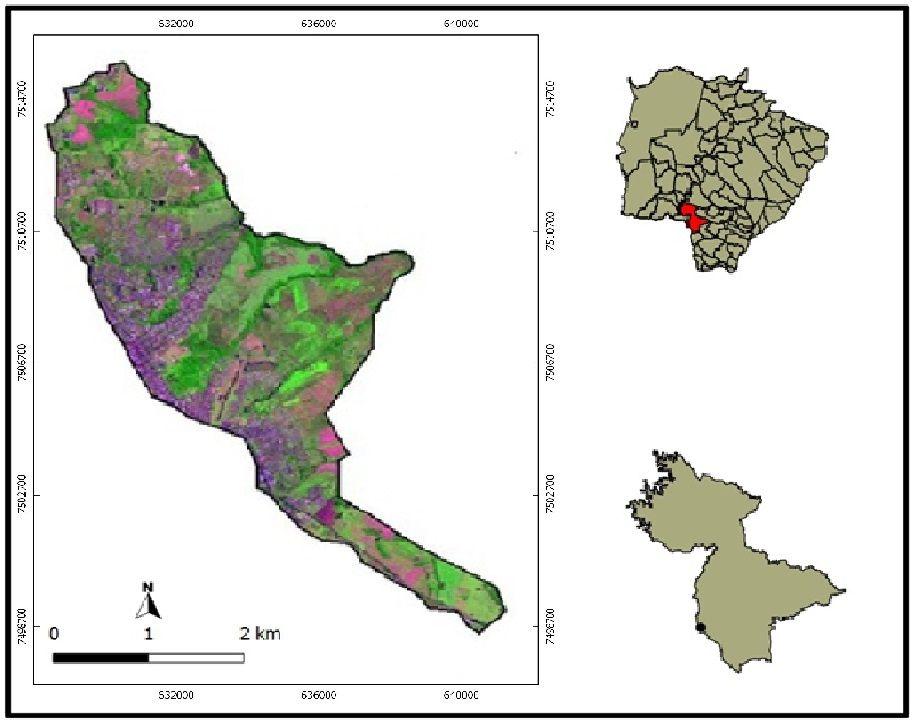 O Município de Ponta Porã está localizado a sudoeste do Estado de Mato Grosso do Sul fazendo divisa com a cidade de Pedro Juan Caballero, Paraguai (Figura 1).