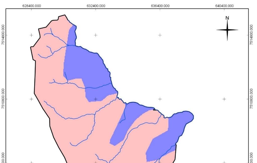 Fonte: Elaborado pelos autores Os dados de declividade do terreno foram gerados a partir do modelo digital de elevação, do SRTM (Shuttle Radar Topographic Mission).