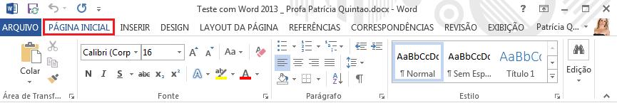 **Gui Págin Inicil Noções de Informátic em Teori e Exercícios Comentdos p/ MP/RJ Foco: FGV e Similres Turm: 10 Aul 01 Word 2010 e 2013- Prof. Ptríci Quintão Figur.