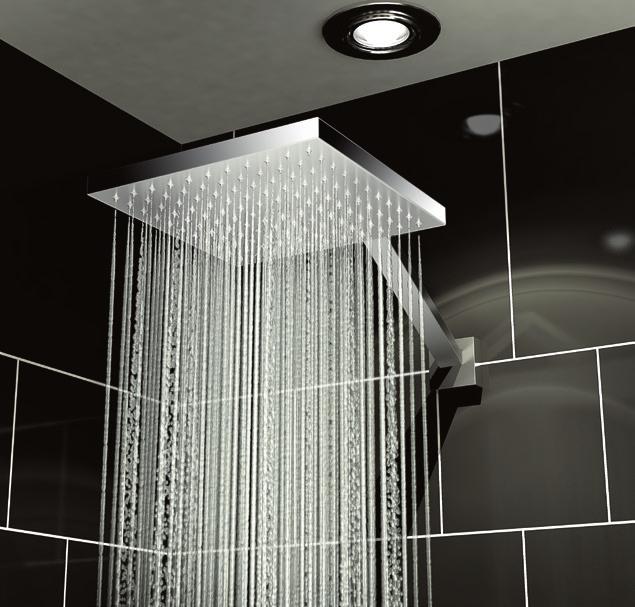 Duchas Conforto e beleza que transformam banheiros com a qualidade e a durabilidade Eternit.