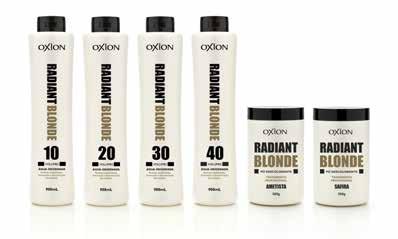 1000mL Radiant Blond Line Linha para descoloração capilar. Para todos os tipos de cabelos.