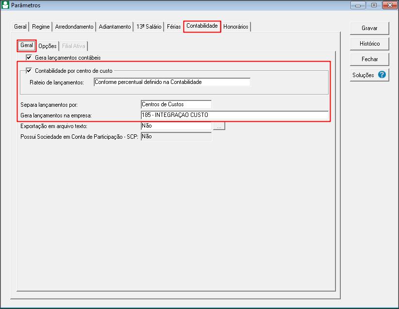 2- CONFIGURAR INTEGRAÇÃO 2.1 Acesse o menu ARQUIVO, opção CONTABILIDADE, clique em CONFIGURAR INTEGRAÇÃO; 2.