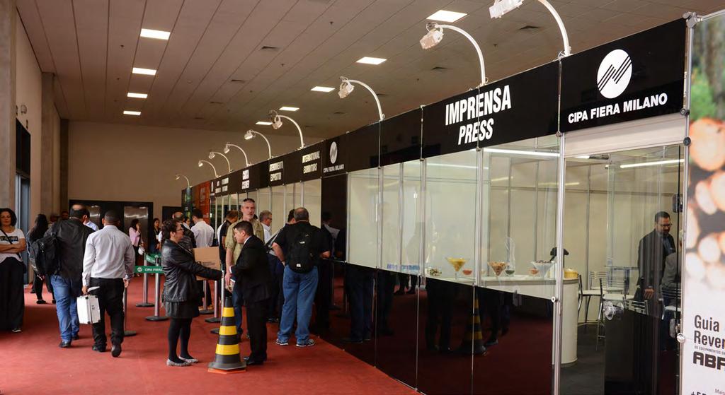 SALA DE IMPRENSA Aproveite a sala da assessoria de imprensa da Tubotech e prepare releases que poderão ser aproveitados por jornalistas que estiverem presentes durante a feira.