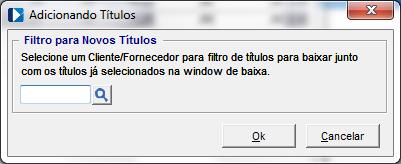 Imprimir Listagem Nesta opção o sistema possibilita que o usuário imprima a relação de títulos, assim como as informações pertencentes a cada um. Conforme figura abaixo: 2.2.3.