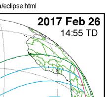 Sul). Próximo eclipse total da Lua: