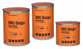 ACONDICIONAMENTOS E EMBALAGENS Arames MIGMAG para soldagem de aços ao carbono e baixa liga PackBelgo e Autopack (Barricas com Arame)** Peso do PackBelgo (kg) Diâmetro do Pack Belgo (mm) Altura do