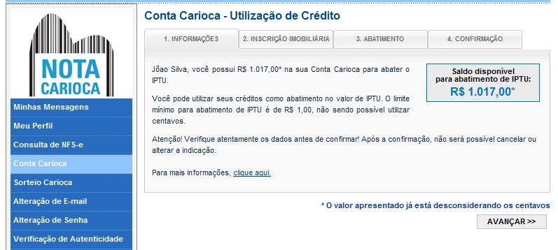 Preencha o número da inscrição imobiliária do imóvel para qual deseja indicar