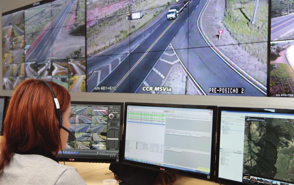 Capa Fotos: Rachid Waqued Tecnologia e segurança para o usuário Com monitoramento feito 24h por dia, -163/ conta com novo Centro de Controle Operacional Para garantir atendimento rápido e eficaz,