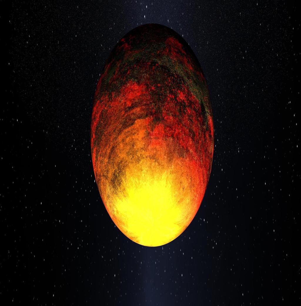 Concepção Artística A estrela Kepler-10 encontra-se a 564 anos-luz de distância da Terra.