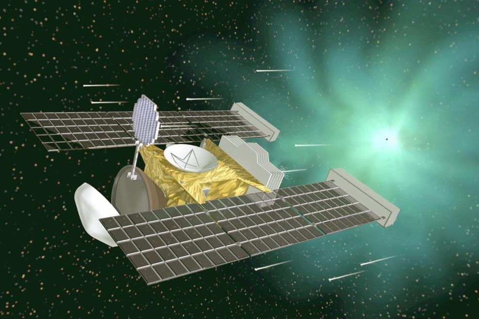 Em 2004 a sonda espacial Stardust uma série de moléculas no cometa