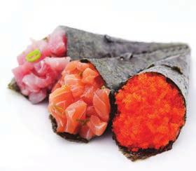 Combinado Sushi 4 Uramaki de Salmão com cebolinha, 2 Sushi New, 2 Sushi de Salmão, 2 Sushi de Peixe Branco, 2 Sushi de