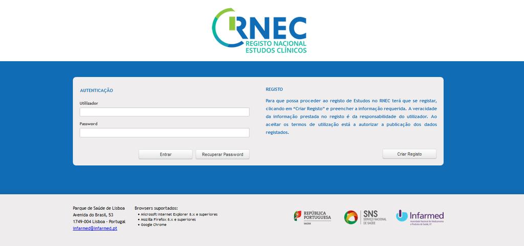 RNEC Página de