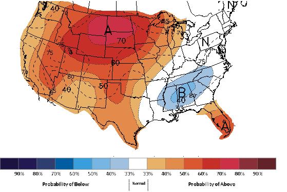 do Norte e Dakota do Sul), as áreas que já sofrem com o clima correspondem a 10% do milho e 13% da soja que serão colhidos nos EUA.