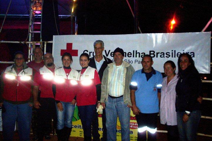 Na ocasião, 6 enfermeiros voluntários da equipe de Socorro e Desastre estiveram presentes para prestar primeiros socorros e atendimentos pré-hospitalares, sob a supervisão direta de uma médica da