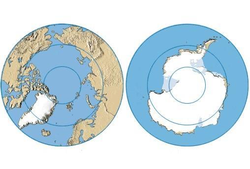 Capas de gelo da Groenlândia e da Antártida Calota de gelo ou calota