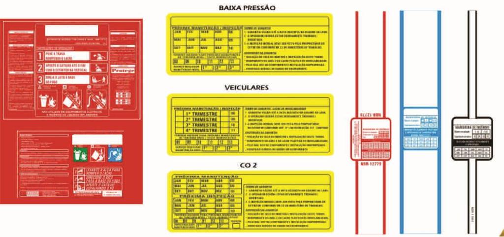 Após ser submetido à manutenção, o selo de conformidade é substituído por um selo de cor azul esverdeada, contendo: Logomarca do INMETRO; Número de