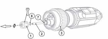 Use um guia espiral para soldar arames duros, como aço carbono Use um