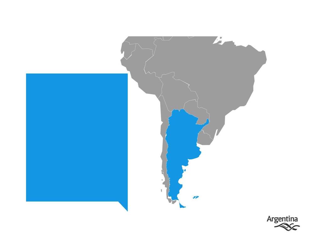 Localização geográfica 3.800.000 km2, que inclui o continente Mais o setor Antártico Argentino.