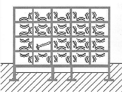 Figura 10 - Ilustração da transmissão de ruído de percussão pelos de elementos construtivos [2].