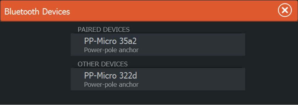 4. Selecione o dispositivo compatível com Bluetooth com o qual pretende emparelhar na lista Other Devices (Outros dispositivos).