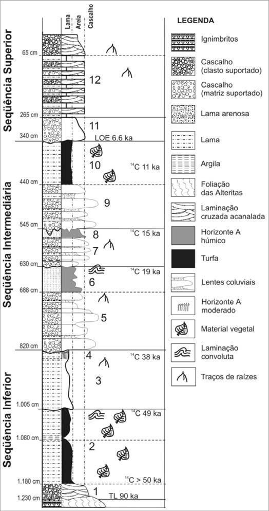 nos Estados do Paraná, Santa Catarina e Rio Grande do Sul, sugerindo a ocorrência de sinal paleoambiental relativamente consistente (Figura 6).