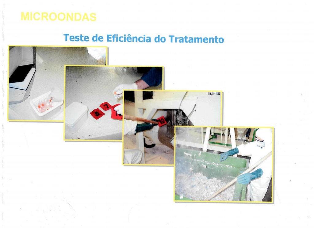 Monitoramento do tratamento: o indicador de eficiência do processo utilizado é o Bacillus Atropheus.