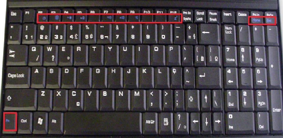 Outra diferença que podemos identificar de um teclado de desktop para um de notebook diz respeito às teclas de segunda função.