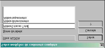 Digite Aldeia-Estação Total para definir o nome da tabela, clique no botão Salvar e depois no botão Fechar.