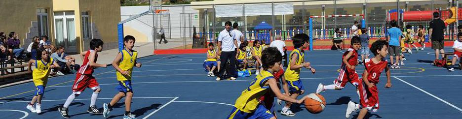 BASQUETEBOL O BASQUETEBOL, insere-se no projeto educativo da escola, proporcionado pelos campos de férias dos Salesianos do Estoril.