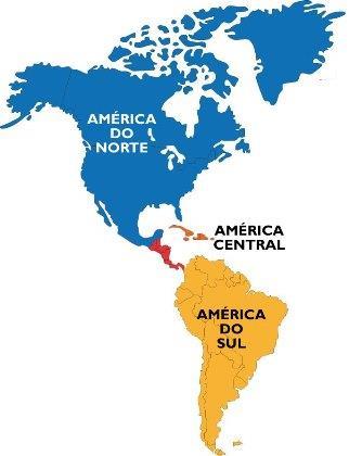 DIVISÃO FISIOGRÁFICA DA AMÉRICA Em razão das características físicas, o continente americano