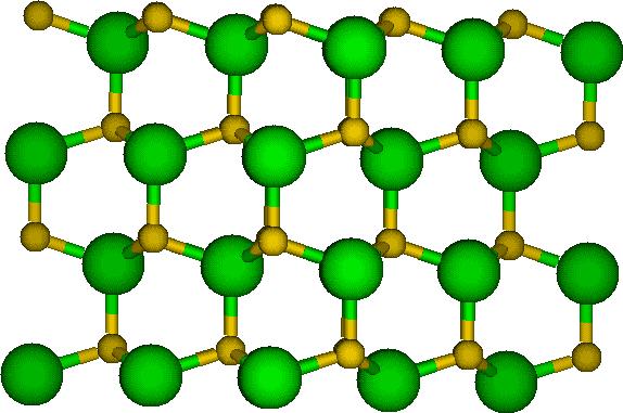 Uma célula unitária aumentada 3x3x2, representado na figura 3.8.