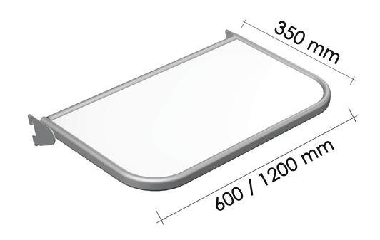 ACESSÓRIOS Régua Oblongo 30x16 600mm: 3.27.01.066 1200mm: 3.