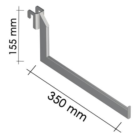 ACESSÓRIOS RÉGUA 30X10 Braço Reto para Régua 30x10 100mm: 3.06.03.