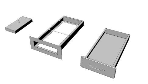 PASSO 5 - Fixação da Gaveta-Cinzeiro Giragrill Inserir o guia da GAVETA CINZEIRO GIRAGRILL (produto vendido separadamente) no vão criado no Passo 3 (Nicho da Gaveta-Cinzeiro), centralizar e preencher