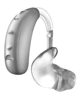 Botão (direito/esquerdo) Pressione o botão do aparelho auditivo do ouvido direito para aumentar o gerador de som e o do ouvido esquerdo para diminuir o gerador de som.