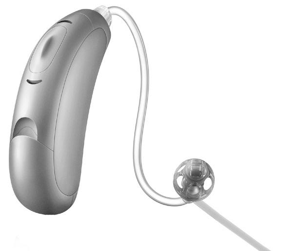 Breve descrição dos seus aparelhos auditivos retro-auricular 10 Peça de retenção - ajuda a evitar que a cápsula e o tubo fino saiam do canal auditivo 1 Curva - o molde personalizado prende-se aos