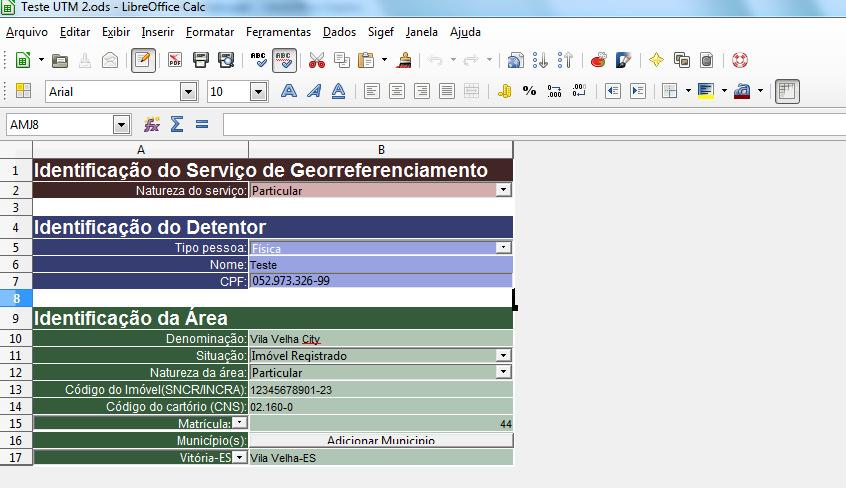 7. Sistema de Gestão Fundiária - SIGEF