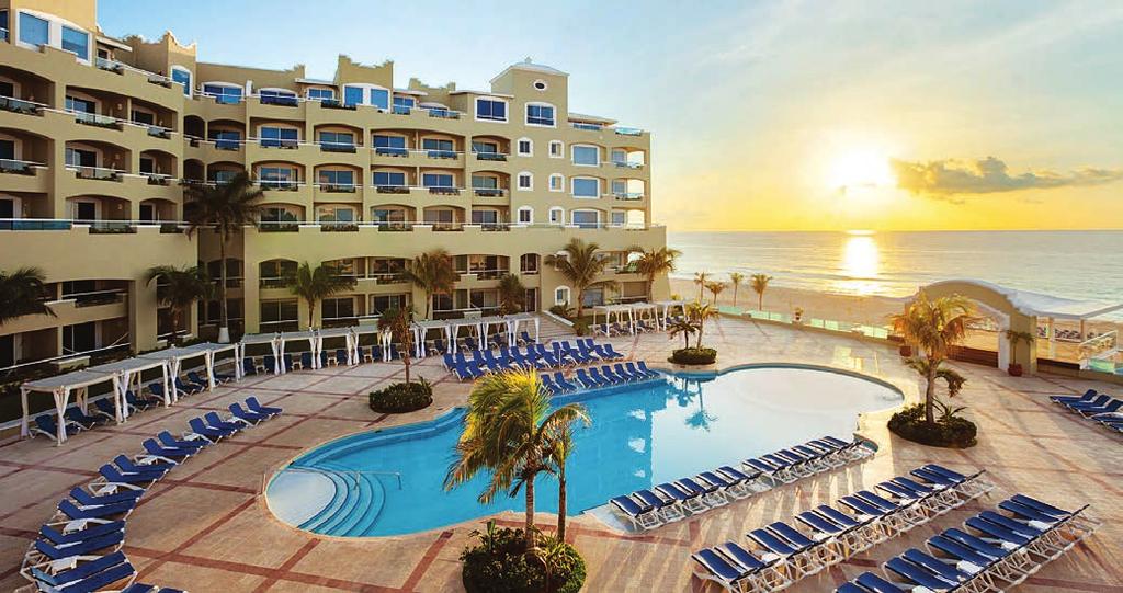 CANCÚN E RIVIERA MAYA 33 Gran Caribe Resort Live Acqua Beach Resort Cancún & Spa (somente para adultos) Categoria Luxo Bom custo/benefício Localizado à beira-mar (pé na areia), na Zona Hoteleira, ao