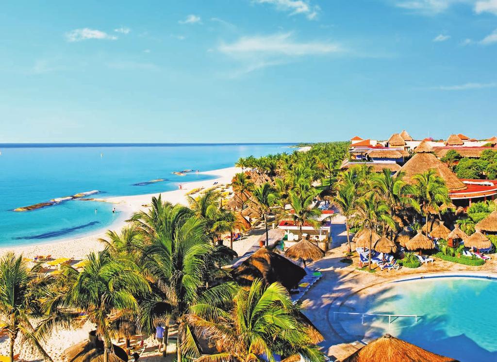 46 CANCÚN E RIVIERA MAYA Complexo IBEROSTAR Resorts All Inclusive & Spa IBEROSTAR Túcan Resort & Spa All Inclusive O Complexo IBEROSTAR está localizado à beira-mar, em Playa del Carmen, a apenas 4 km