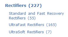 Ultrafast rectifiers; 3.