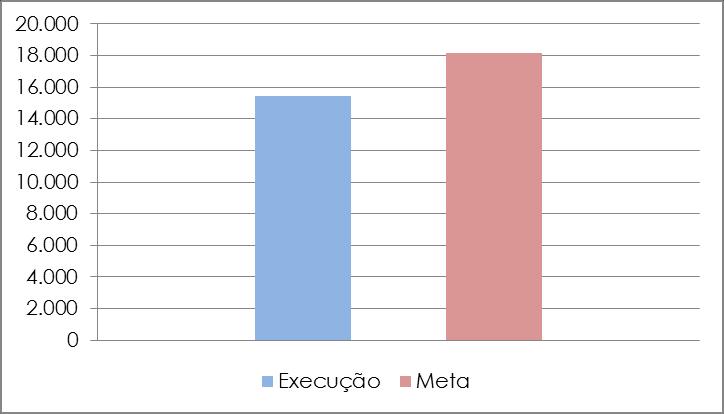 Comparativo Execução/Meta RELATÓRIO GERENCIAL Ao comparar resultados do Executado/Meta verifica-se ter sido alcançado 85% da meta proposta, devido às dificuldades do período, além daquelas de