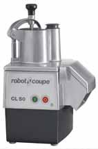 CORTADOR DE LEGUMES CL 50 - CL 50 Ultra BLOCO MOTOR Motor assíncrono EM FUNÇÃO CORTADOR DE LEGUMES Tampa e cuba metálica Colecção completa de 50 discos disponível Possibilidade 9 macedónias e 3