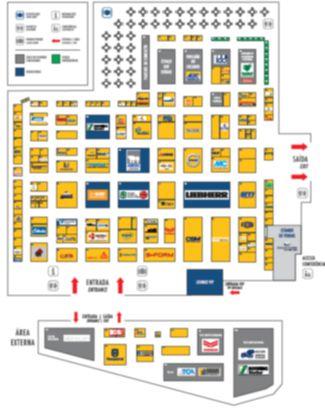 01 LOGO NA MEGA PLANTA Localizado na entrada da feira, esta ação oferece divulgação exclusiva da sua marca em cima do seu estande, ajudando o cliente a localizar seu estande.